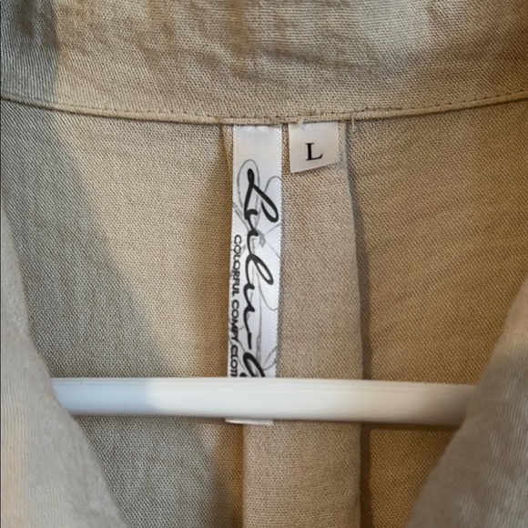 Beige Button-Up Jacket - Picture 2 of 5